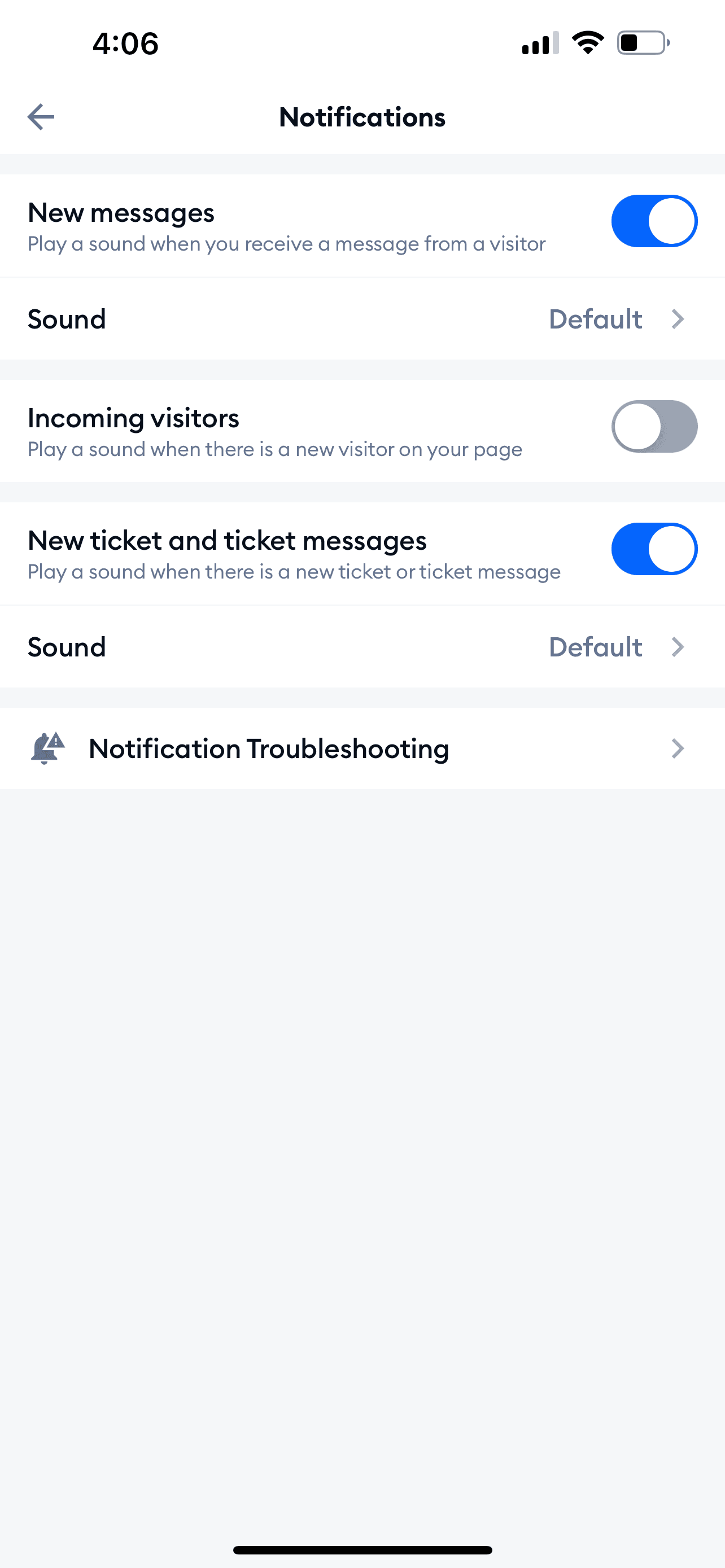Turn Off Notifications